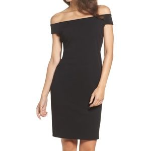 Off the Shoulder Sheath Dress ELIZA J